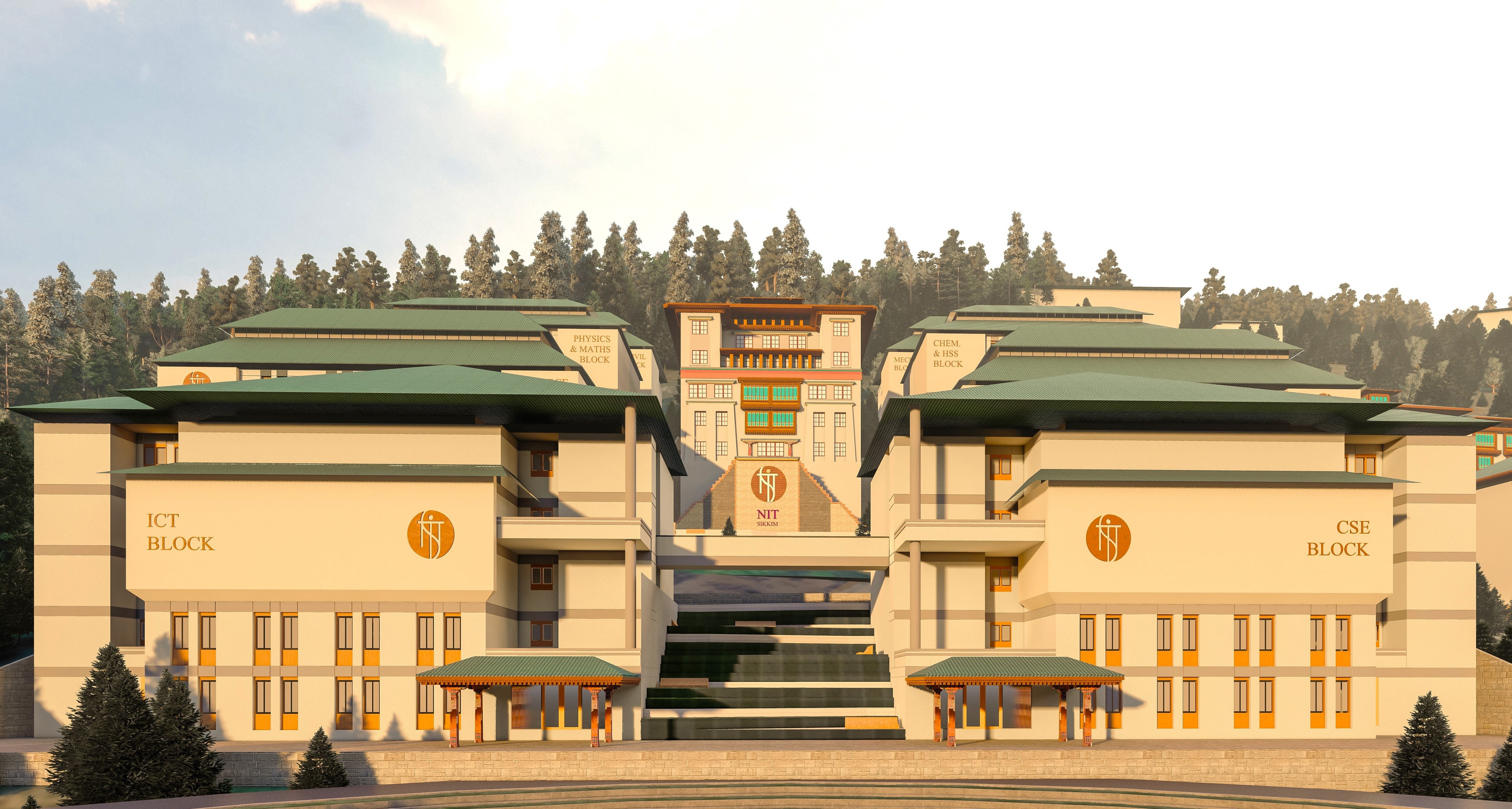 锡金国立理工学院2024届毕业典礼横幅